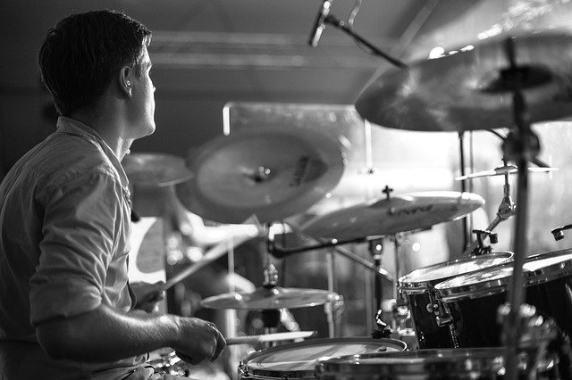 drummer at jam session picture