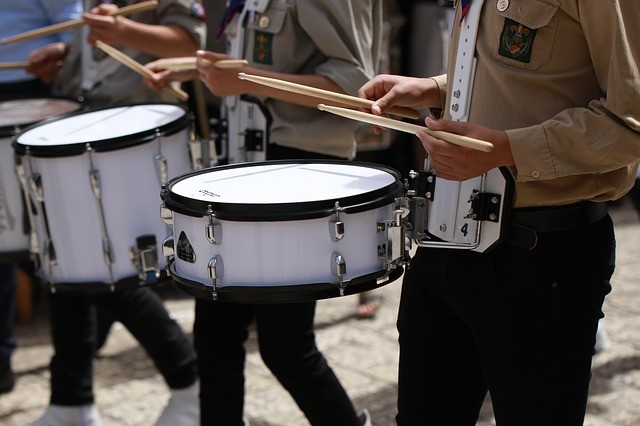 marching drumming picture
