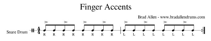 finger accent image